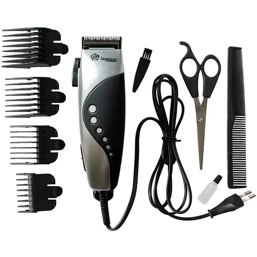 Машинка для стрижки волосся Domotec MS 4609 Чорно-сірий - фото 1
