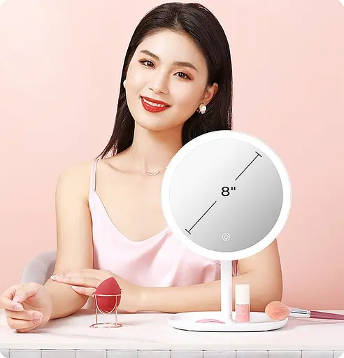Зеркало для макияжа с LED-подсветкой Jordan-Judy 8" (NV543) - фото 6