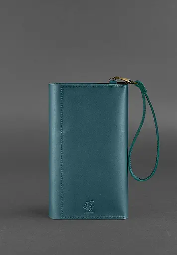 Кожаный клатч-органайзер (Тревел-Кейс) 5.0 зеленый - фото 4
