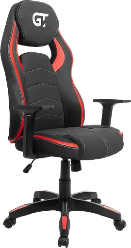 Геймерське крісло GT Racer чорне з червоним (X-2589 Black/Red) - фото 3