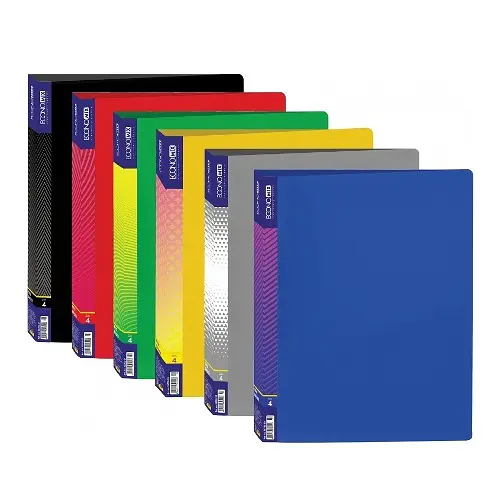 Папка-реєстратор пластикова А4 Е30702 Economix з 4-ма О-подібними кільцями 3мм МІКС - фото 1