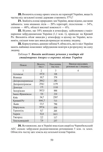 Фізична географія. Збірник задач і вправ. 6-8 класи. (2-ге видання, доповнене і перероблене) - фото 8