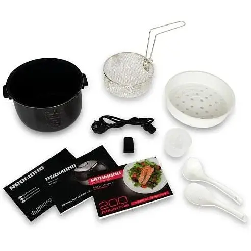 Мультиварка Redmond RMC-M90 Black 1000W, объем чаши 5 л - фото 4