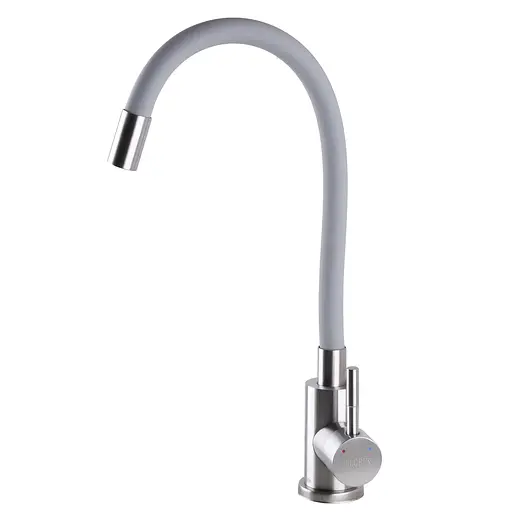 Смеситель для кухни Globus Lux Alpen SBT1-203SG Серый - фото 2