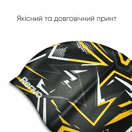 Доросла шапочка для плавання Renvo Kerio Різнокольоровий Уні OSFM (2SC150-0108) - фото 5