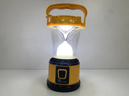 Кемпинговый фонарь лампа аккумуляторная Yajia JA-1970 с зарядкой от солнечной встроенной панели с функцией USB - фото 3