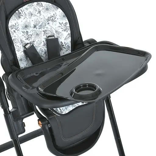 Многофункциональный стульчик для кормления ME 1037-B Crystal Black Gold - фото 8