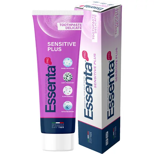 Зубна паста Essenta Pro Sensitive Plus+75 мл - фото 3
