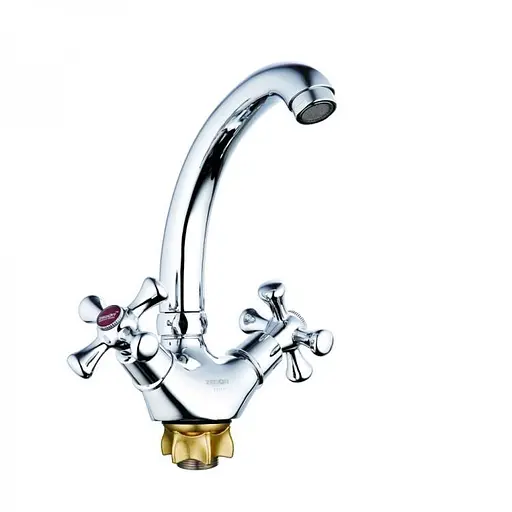 Змішувач для кухні Troya DTZ4-C827 двовентильний 30412 - фото 1