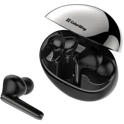 Наушники ColorWay беспроводные Earbuds TWS 3 черные - фото 1
