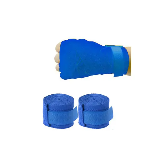 Боксерські бинти Hard BOX-HT1BL 3м сині - фото 2