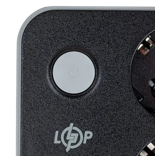 Мережевий фільтр-подовжувач LogicPower LPF24-USB6, 3x220V-2500W, 6xUSB-3.4A - фото 5