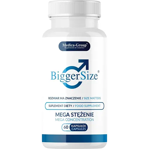 Дієтична добавка Medica-Group Bigger Size для збільшення розміру 60 капсул