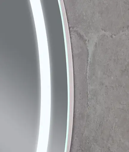 Дзеркало Mixxus Plain MV02-60x80 (LED Touch, годинник, антизапотівання, димер, регулювання яскравості) MI6933 - фото 5