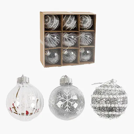 Новорічні прикраси 9 штук C67517