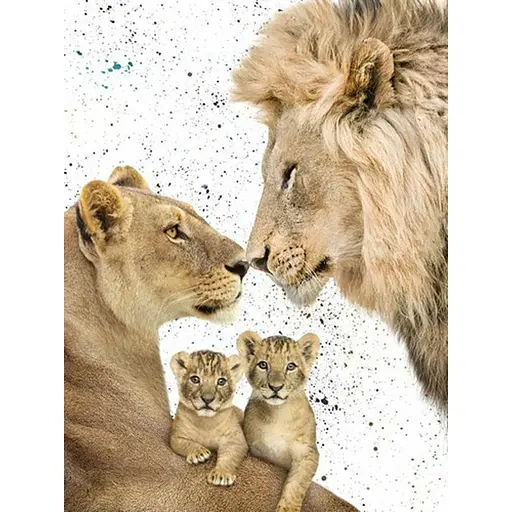 Алмазная мозаика Strateg ПРЕМИУМ Королевская семья без подрамника размером 40х50 см (GC86123) - фото 1