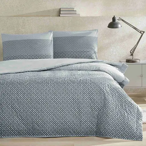 Постільна білизна Crosby Grey з легким покривалом 220х230 см Tac pbe0051442 - фото 1