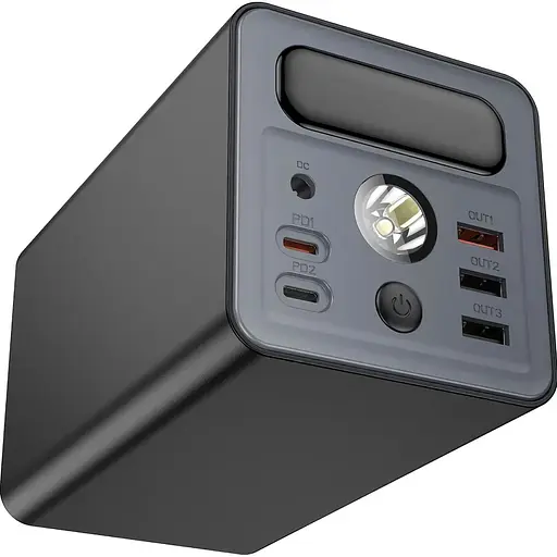 Зовнішній акумулятор Hoco Distant J138 60000mAh 22.5W Black [124994] - фото 4
