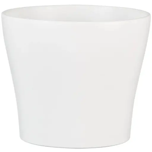 Кашпо для квітів Scheurich 808 кераміка 19 см молочний (4002477316444) - фото 1