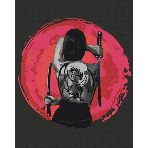 Картина по номерам Современная гейша Brushme 40x50 см разноцветная 000278152