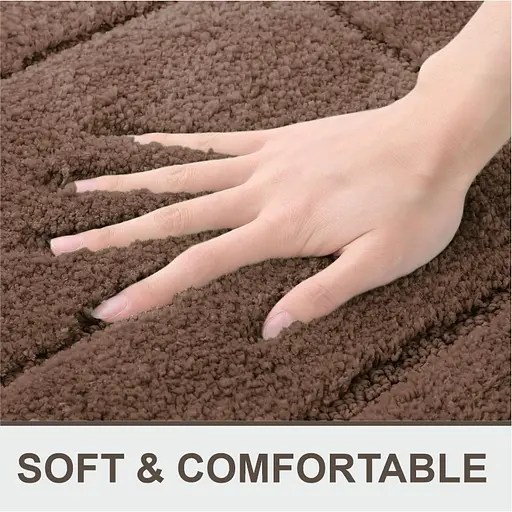 Килимок для ванної кімнати Lovely Svi - 50 x 80 см Коричневий (2565071) - фото 2