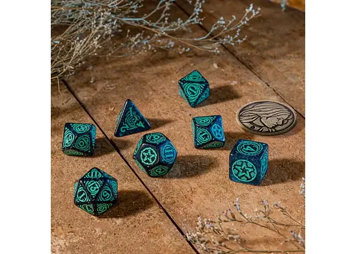 Набір кубиків The Witcher Dice Set. Yennefer - Sorceress Supreme , 7 шт. (SWYE01) - фото 3