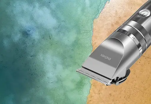 Машинка для стрижки Enchen Hunter серебристая - фото 4