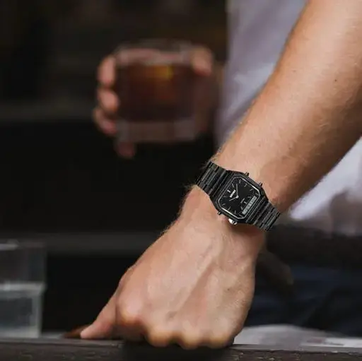 Наручний чоловічий годинник Skmei 1220 Tango Чорні - фото 4