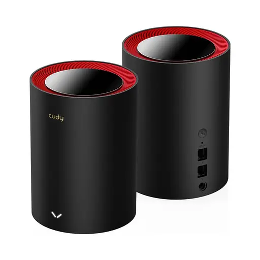 Маршрутизатор WiFi Mesh-система WiFi 6 2.5G Cudy M3000 Black (2-Pack) 2 штуки дводіапазонні AX3000 (73-00525) - фото 4