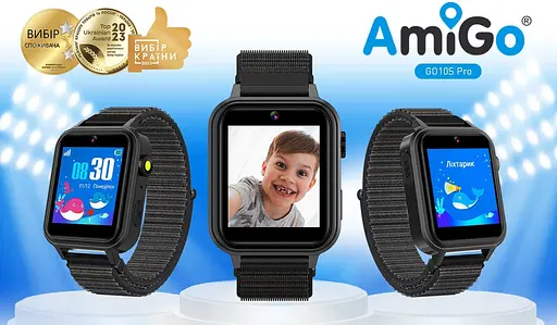 Smart Watch AmiGo GO10S Pro Wifi Black UA - фото 3