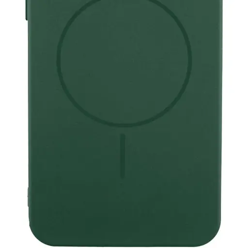Чохол Silicone Cover Lakshmi Full Camera (AA) with MagFit для Samsung Galaxy S25 Зелений / Dark green - фото 2