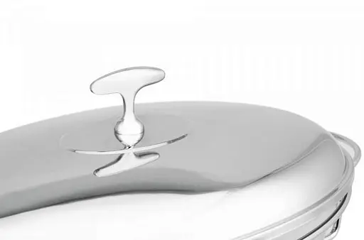 Мармит овальный настольный подогреватель еды Edenberg EB-1443 3 л термостойкая стеклянная посуда с подогревом - фото 5