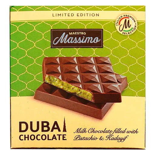 Дубайський шоколад Maestro Massimo 60 г