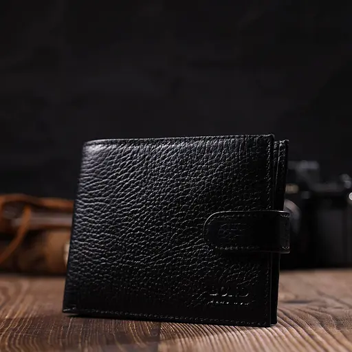 Кожаный мужской кошелек Bond 12.5х9х2.5 см acs0026910 - фото 7