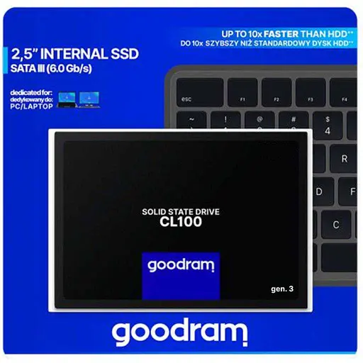 Накопичувач SSD GoodRam Sata 2.5" 240Gb CL100 250 256 (SSDPR-CL100-240-G3) - фото 4
