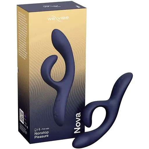 Смарт вібратор-кролик We-Vibe Nova Midnight Blue - фото 8