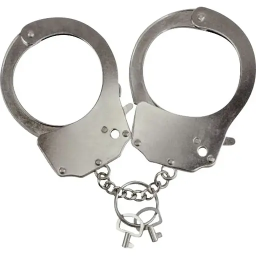 Наручники металеві Adrien Lastic Handcuffs Metallic