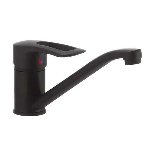 Смеситель для кухни Haiba HANSBERG 004 черный HB0178 - фото 1