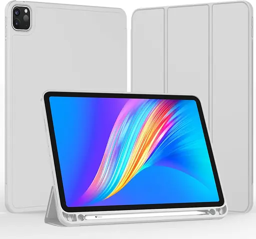 Чохол-книжка CDK для Apple iPad Pro 11" 3gen 2021 екокожа/силікон Smart Case cлот стилус (011190) grey - фото 2