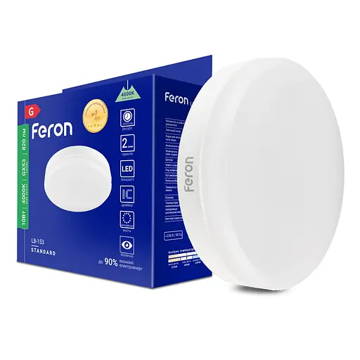 Светодиодная лампа Feron LB-153 10 Вт GX53 4000K - фото 1