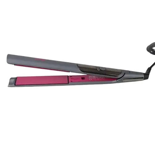 Випрямляч для волосся DSP 10265 з керамічним покриття з LED дисплеєм Сірий - фото 4