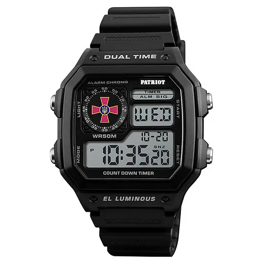 Наручные часы мужские 010BKSU ЗСУ Чорные + Коробка. Patriot acs0031026 - фото 6