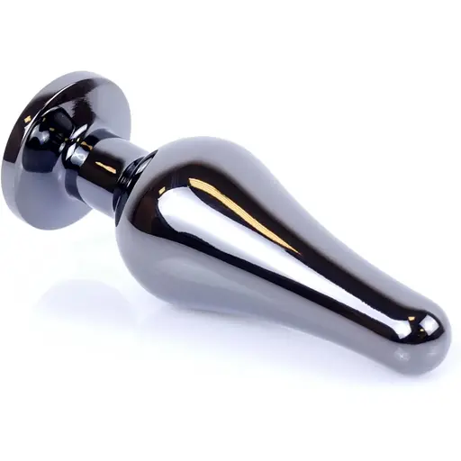 Анальна пробка Boss Of Toys Boss Series - Jewellery Dark Silver Butt Plug Black, BS6400056, Срібний / Чорний - фото 7