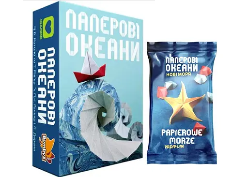 Настільна гра Igames Паперові Океани з доповненням Нові Моря (укр.) (ВР_ПО+1)