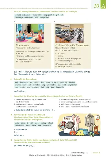 Motive A2 Arbeitsbuch, Lektion 9-18 mit MP3-Audio-CD - фото 3
