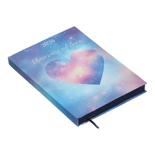 Щоденник датований Buromax Romantic 2026 поліграфічний A5 бірюзовий (BM.2170-06) - фото 3