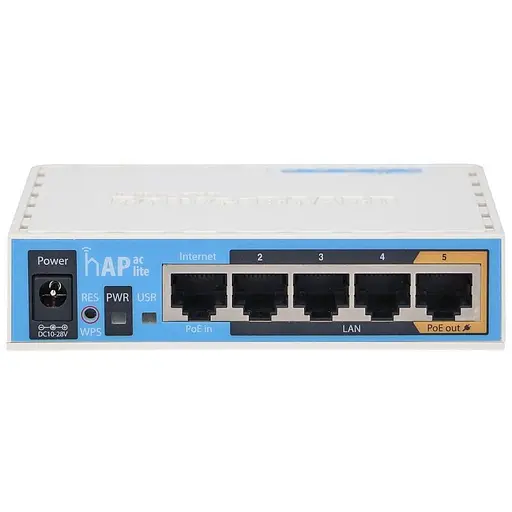 Бездротовий маршрутизатор (роутер) Mikrotik hAP ac lite (RB952Ui-5ac2nD) - фото 2