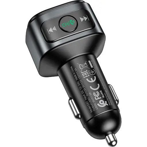 FM-трансмиттер Hoco E67 Fighter Black (762122) [134736] - фото 4