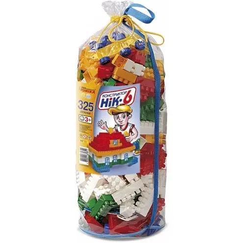 Конструктор НИК-6 Юніка 70934 пластик 325 деталей - фото 1