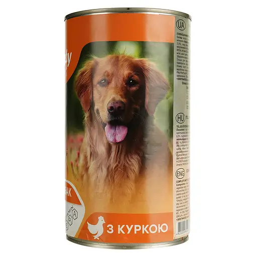 Уценка. Влажный корм для собак Dasty с курицей 1240 г - фото 2